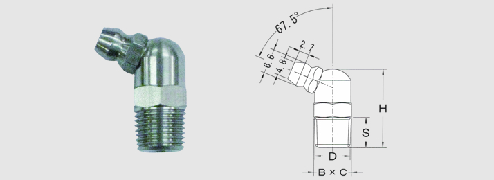 注油器製造販売/グリースニップル/SUS303相当品 B型シリーズ/栗田製作所