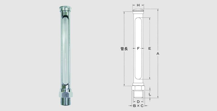 立型オイルゲージ(受注生産品)